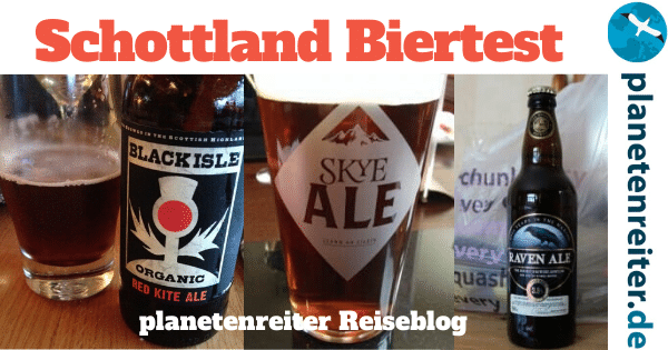 Schottland Roadtrip Bier